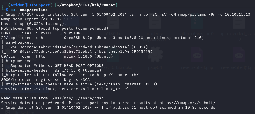 Nmap Scan